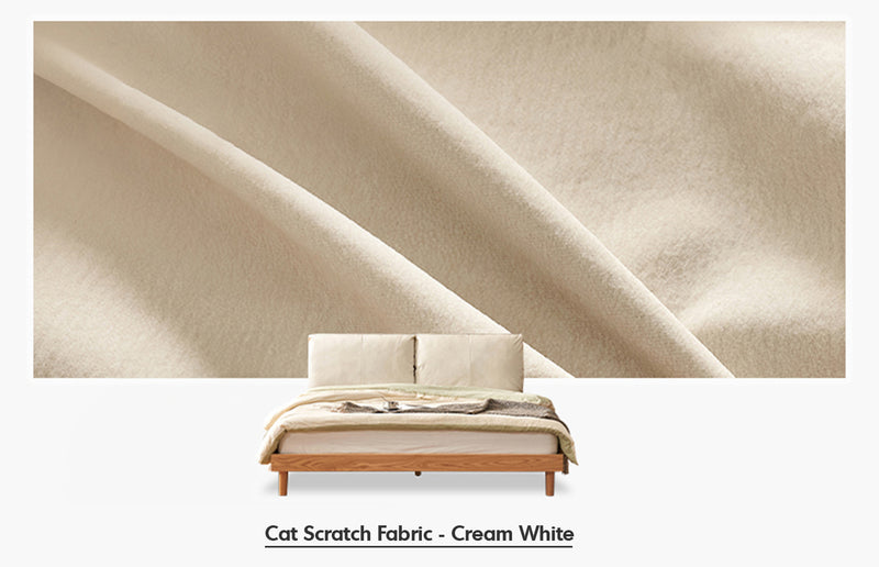 Scandinavian Oak Wood Fabric Bed RUTLAND Color Swatches_3