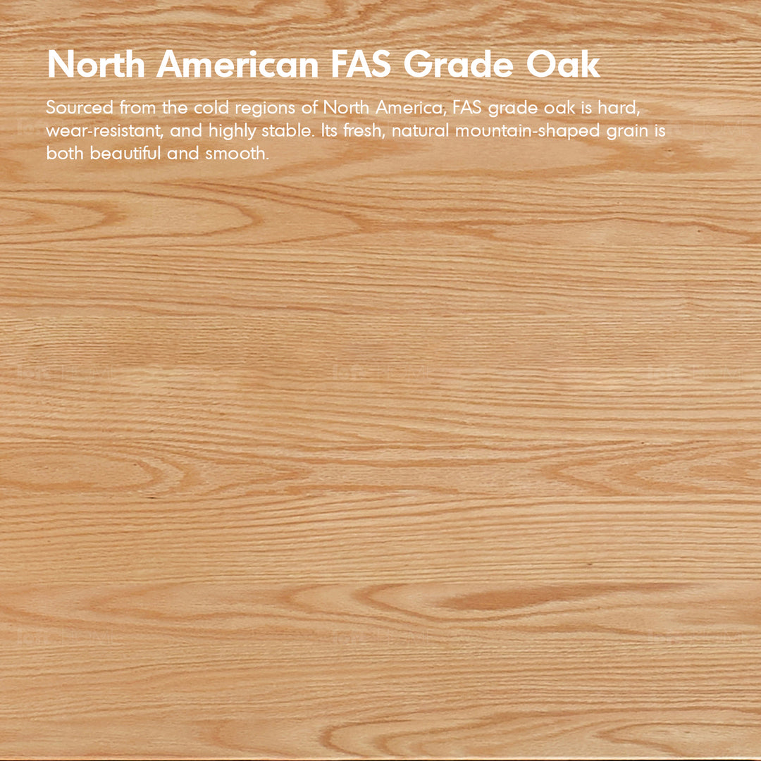 Scandinavian oak wood floating bed drift color swatches.