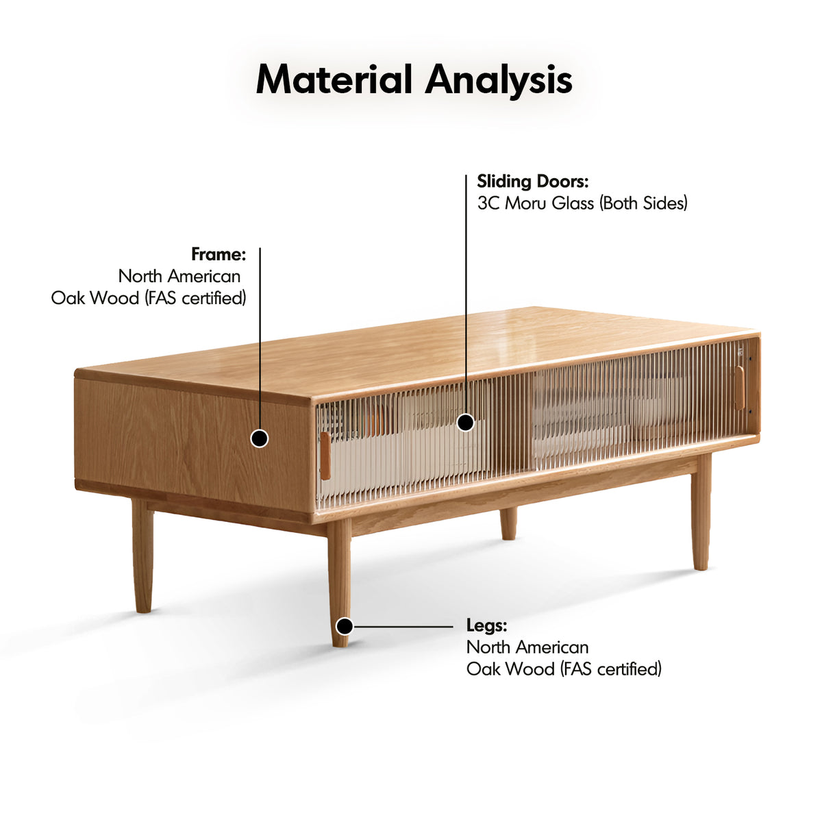 Scandinavian oak wood moru glass coffee table vista detail 5.
