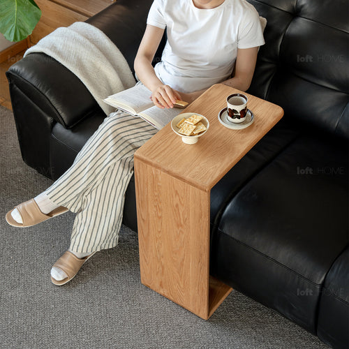 Scandinavian Oak Wood Multi Functional Side Table CSHAPE Good to Know Preview-1