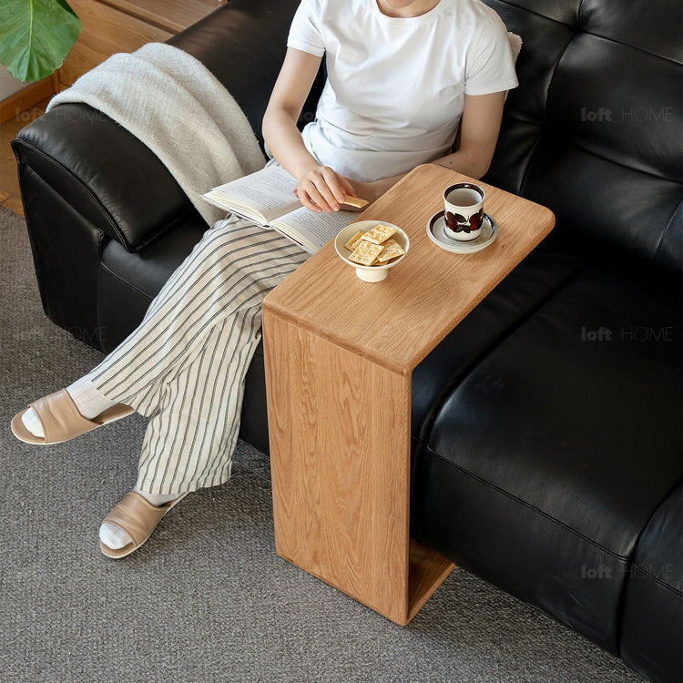 Scandinavian Oak Wood Multi Functional Side Table CSHAPE Good to Know Preview-1