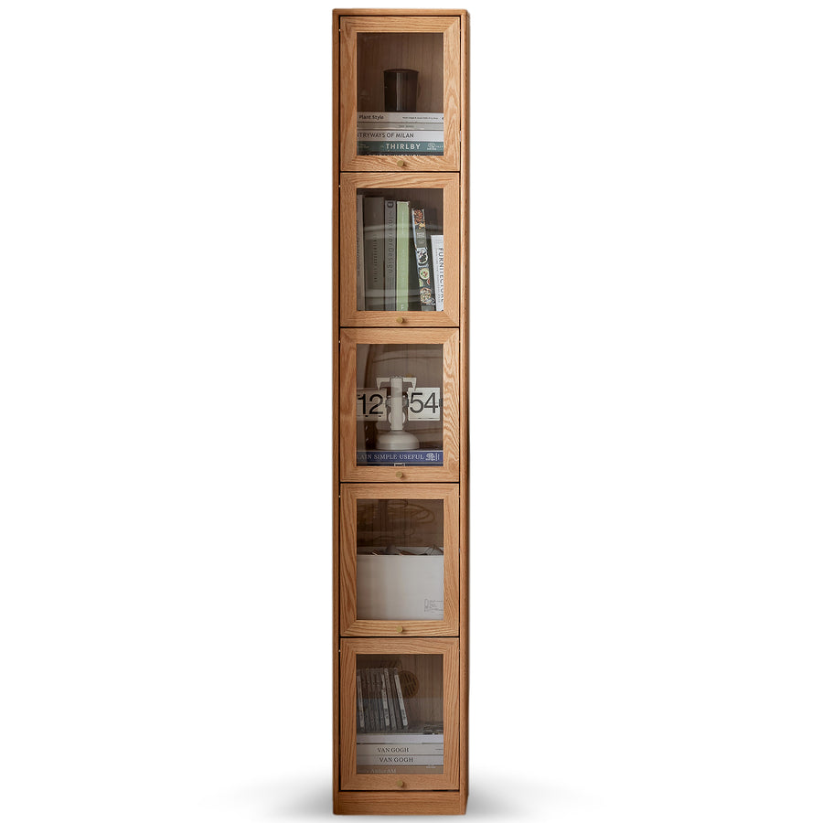 Scandinavian Oak Wood Side Cabinet SLIMCAB