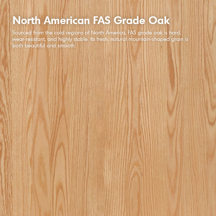 Scandinavian oak wood side cabinet slimcab color swatches.