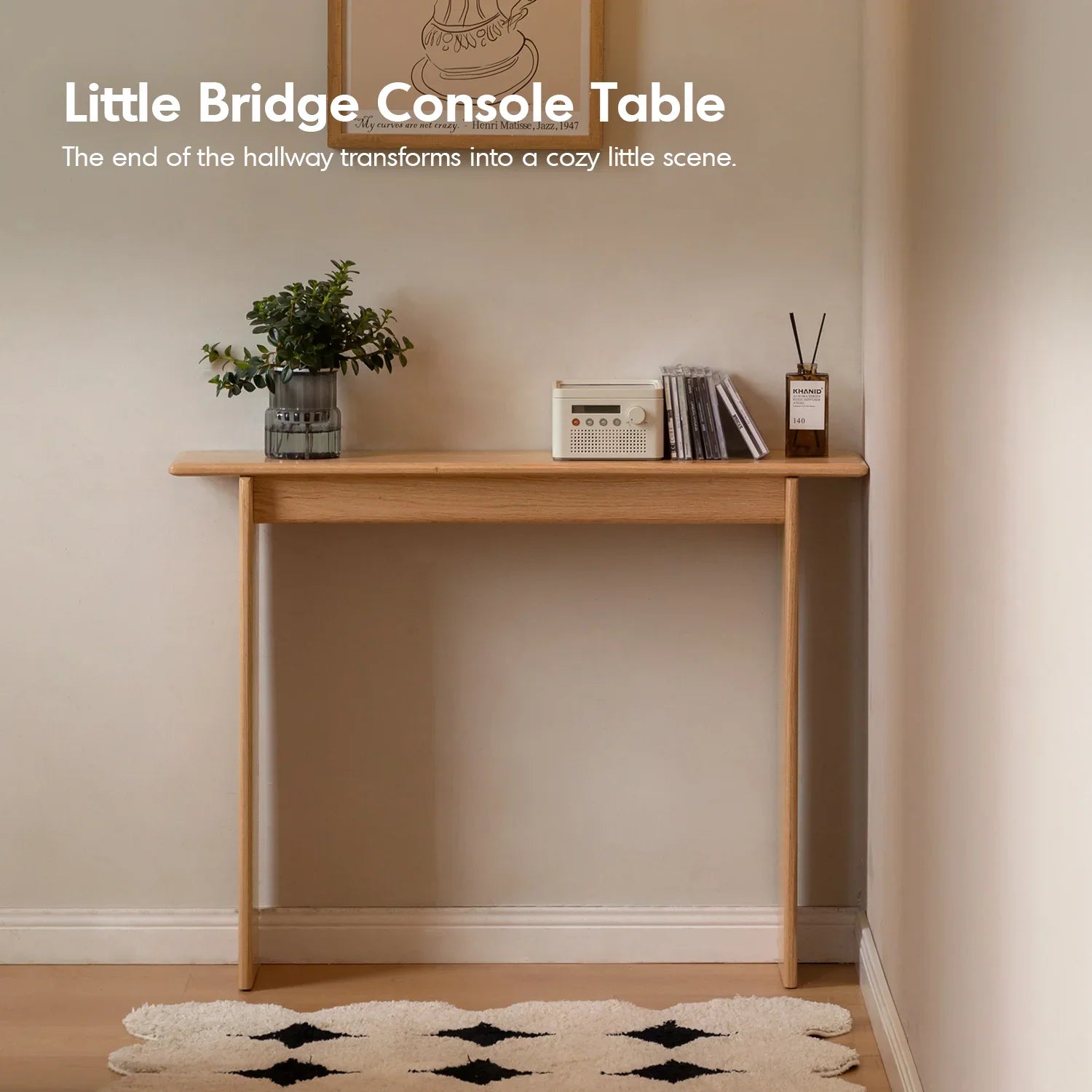 Scandinavian Oak Wood Side Table FINA – LOFT HOME
