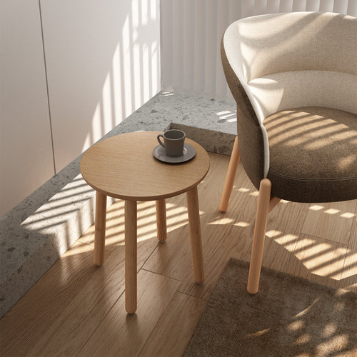 Scandinavian Oak Wood Side Table MAY Good to Know Preview-1