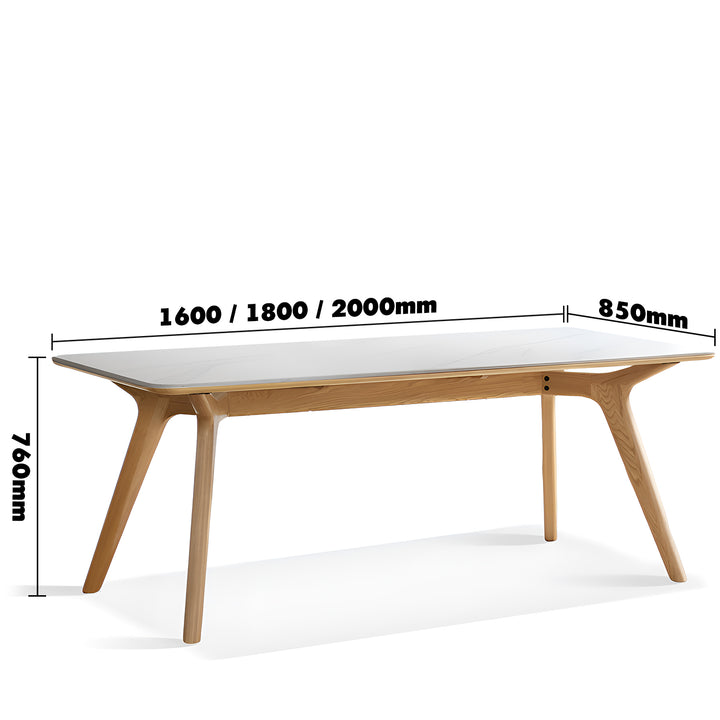 Scandinavian oak wood sintered stone dining table oaksta size charts.