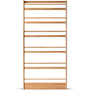 Scandinavian Oak Wood Wall Shelf Bookshelf SPIRE