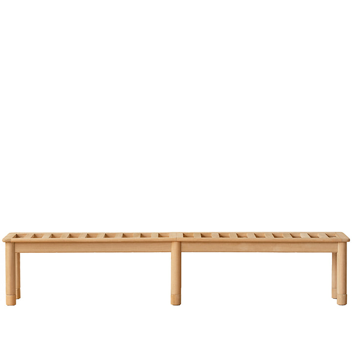 Scandinavian poplar wood extended splicing bed frame sela detail 4.