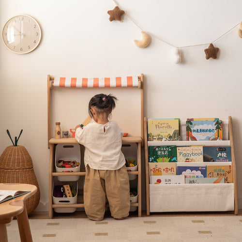 Scandinavian Poplar Wood Kids Cabinet LUNA Good to Know Preview-1