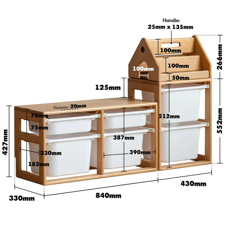 Scandinavian poplar wood kids storage drawer cabinet cubby size charts.