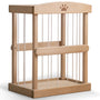 Scandinavian Poplar Wood Storage Basket LUKA