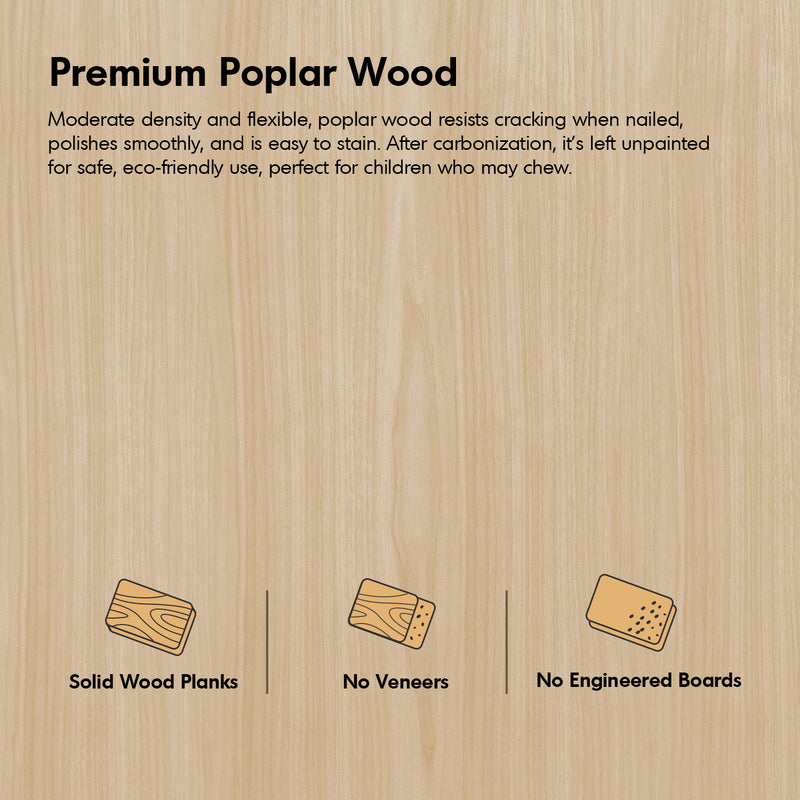 Scandinavian poplar wood storage basket luka color swatches.