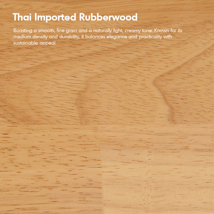 Scandinavian rubber wood bookshelf tree color swatches.