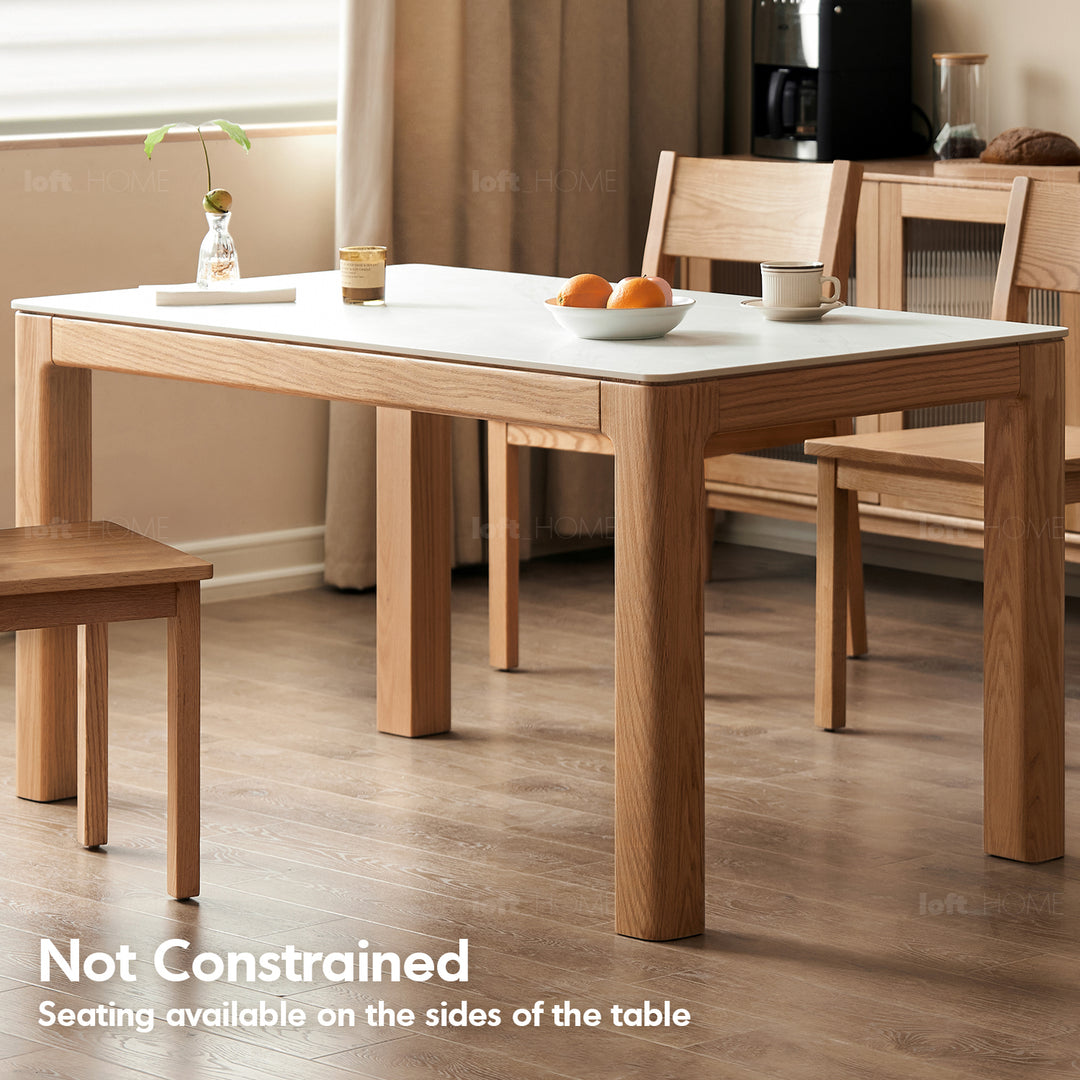 Scandinavian Sintered Stone Dining Table HULK