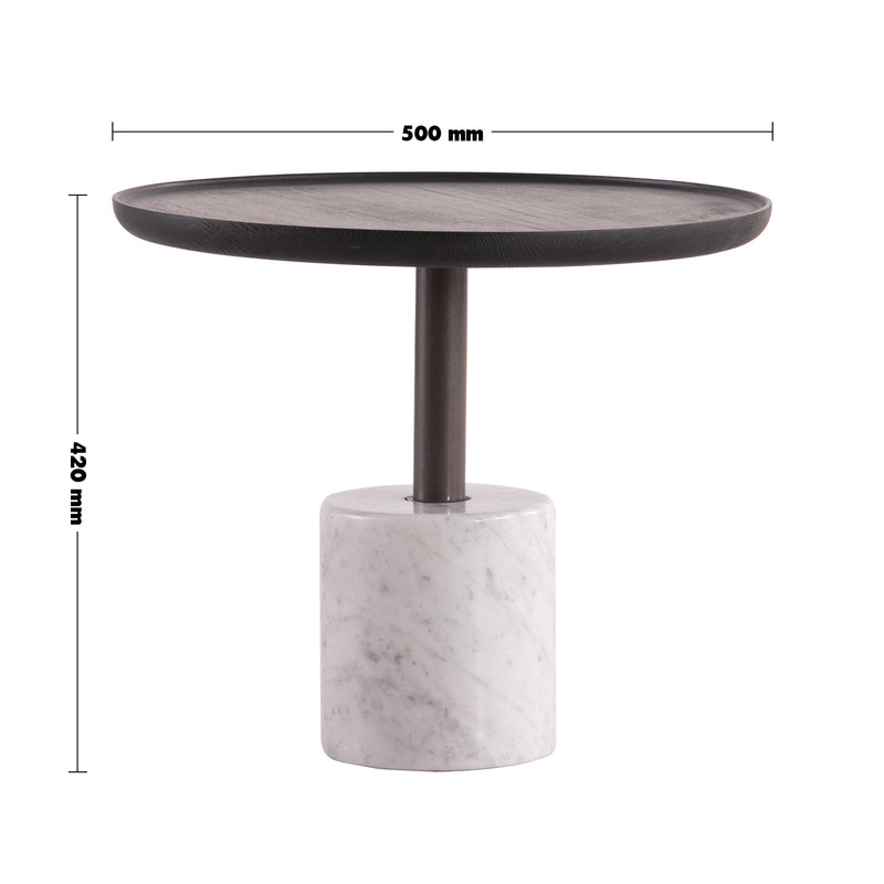 Japandi Wood Coffee Table LUMEN Size Chart