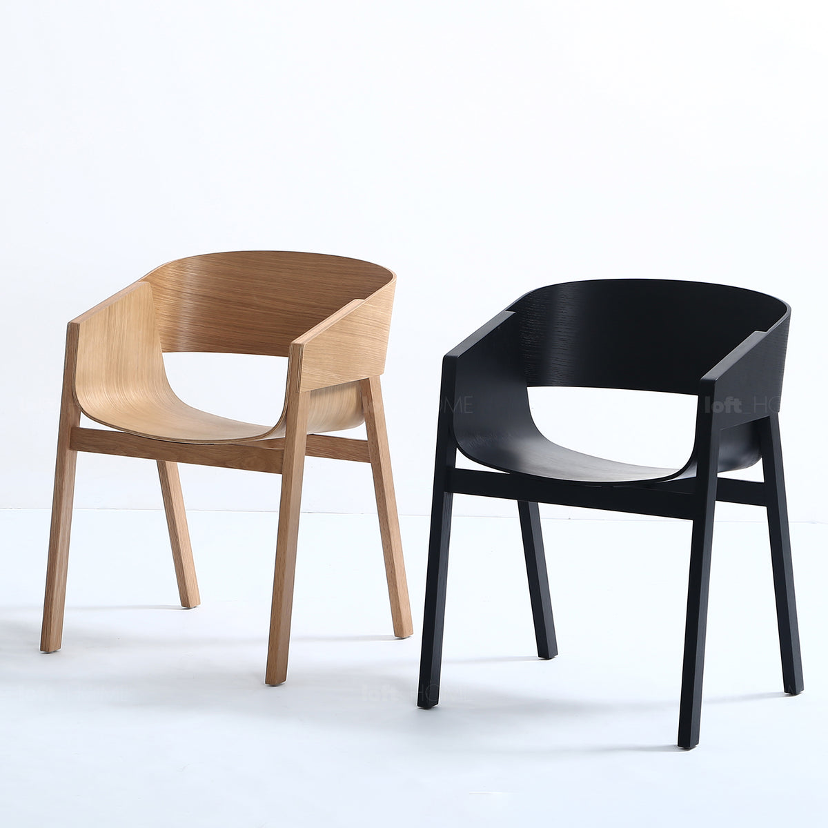 Scandinavian Wood Dining Chair 2pcs Set FLAIR Good to Know - 1