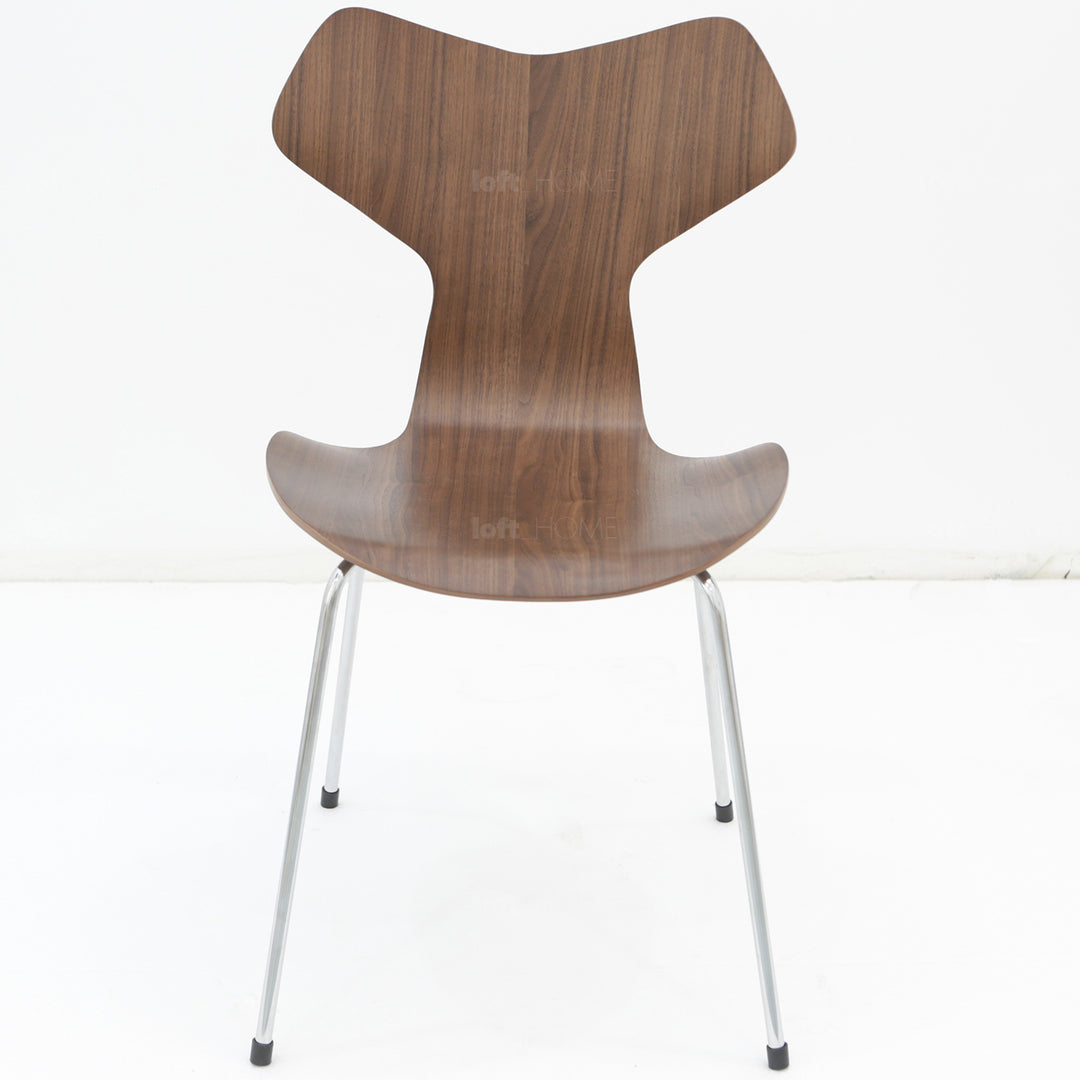 Scandinavian wood dining chair 2pcs set myst environmental situation.