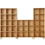 Scandinavian Oak Wood Bookshelf GERIN