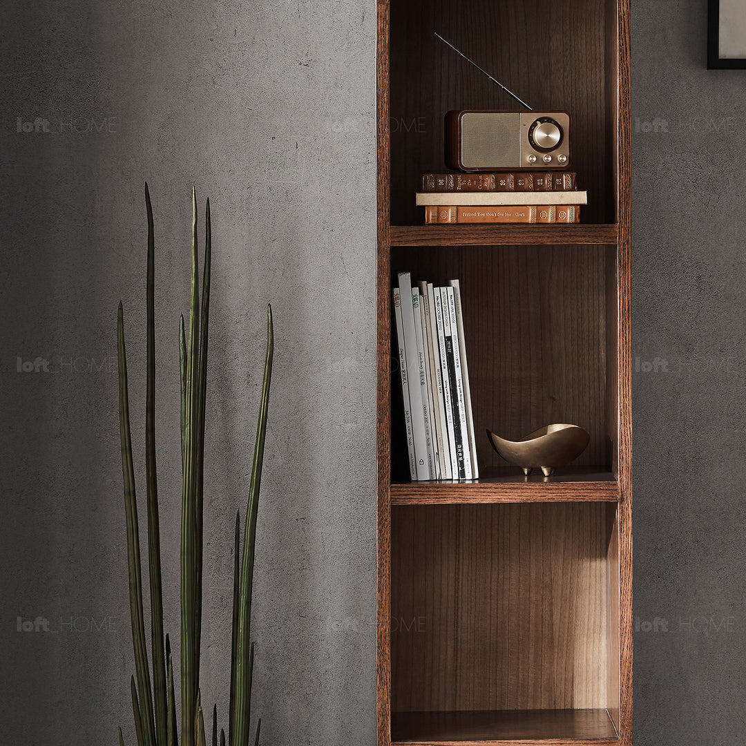 Scandinavian oak wood shelf bookshelf gerin detail 33.