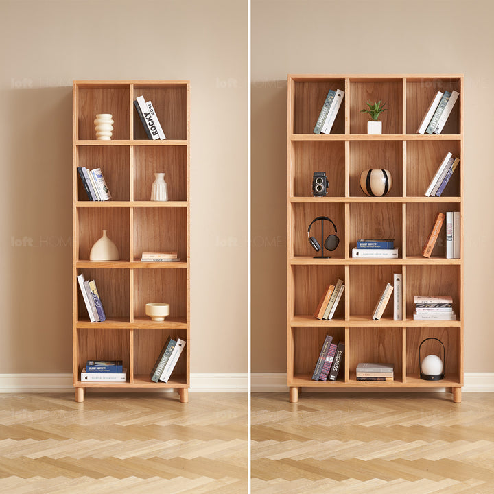 Scandinavian oak wood shelf bookshelf gerin detail 41.