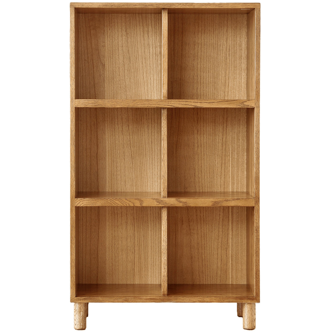 Scandinavian Oak Wood Shelf Bookshelf GERIN