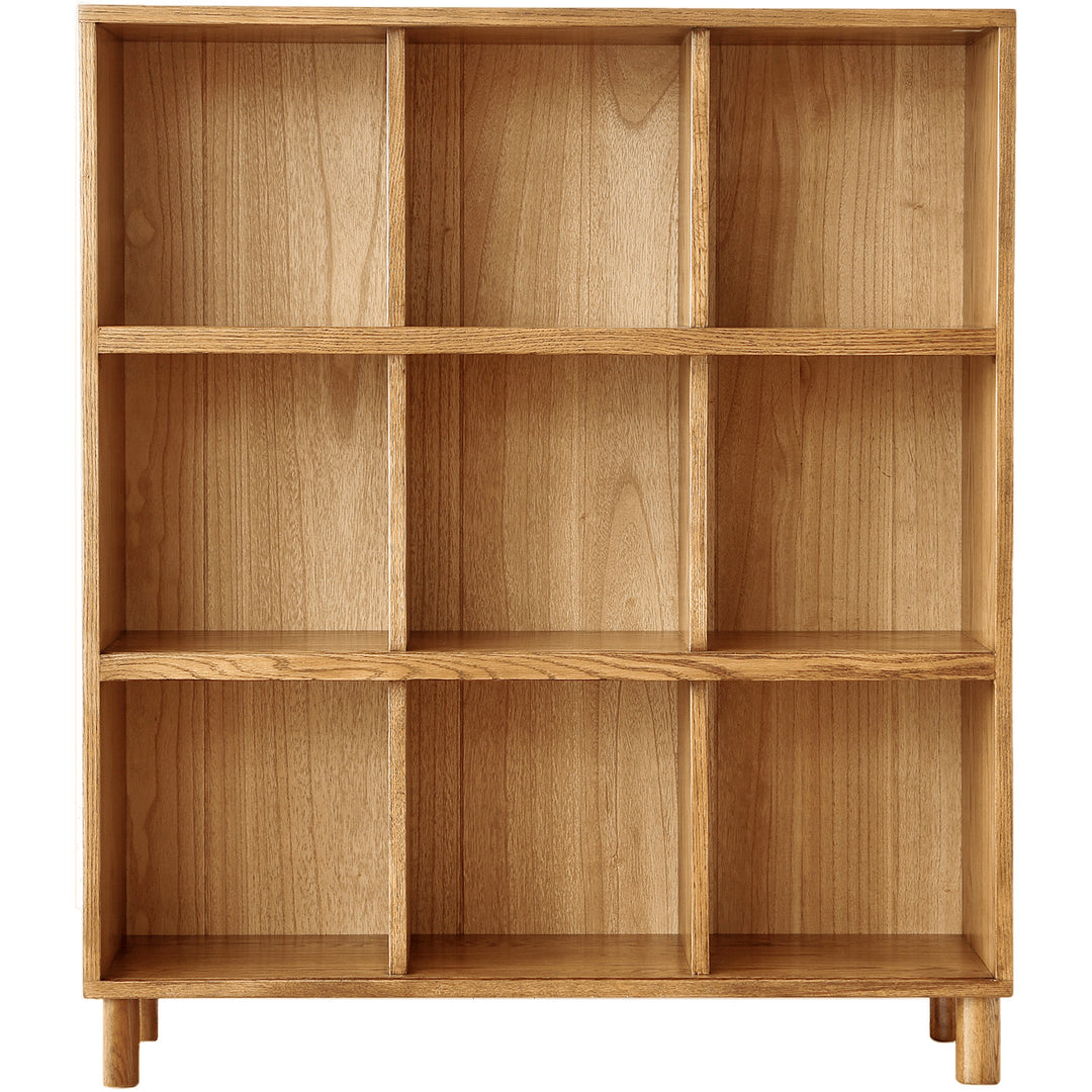 Scandinavian Oak Wood Shelf Bookshelf GERIN