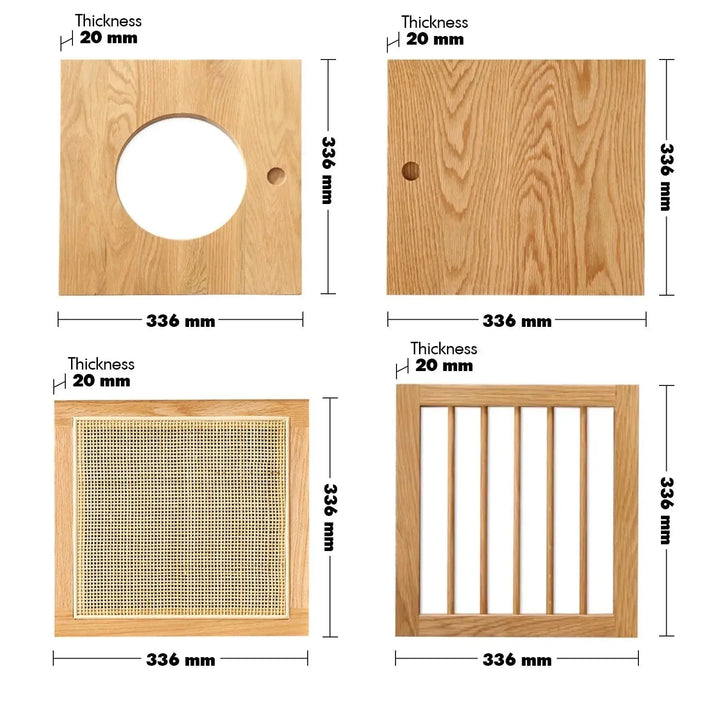 Scandinavian oak wood shelf bookshelf optional door gerin size charts.