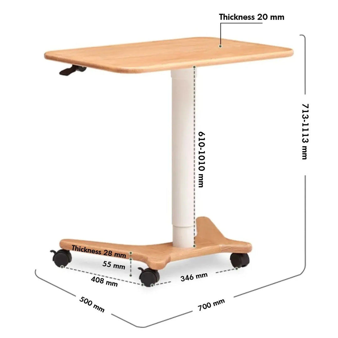 Scandinavian oak wood study desk nova color swatches.