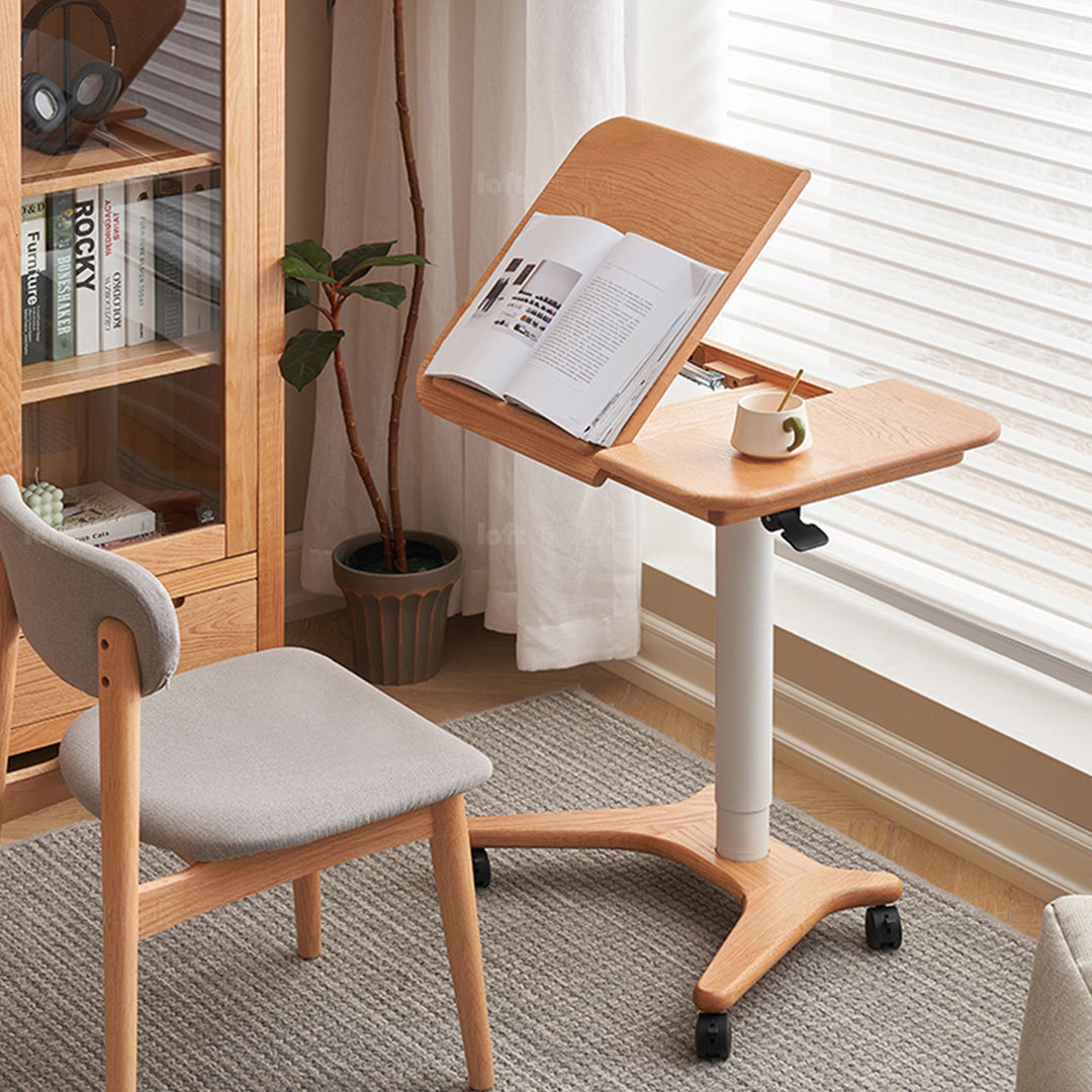 Scandinavian Oak Wood Study Desk NOVA