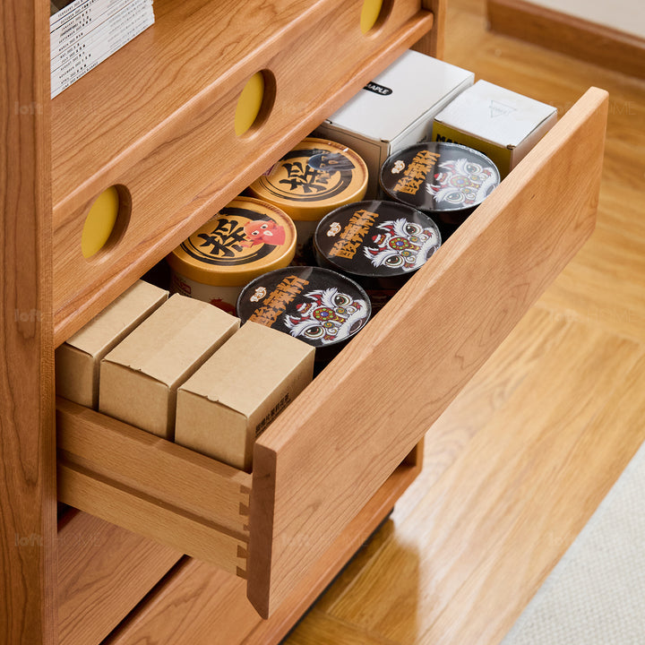 Scandinavian cherry wood chest of drawers timeless 5 situational feels.
