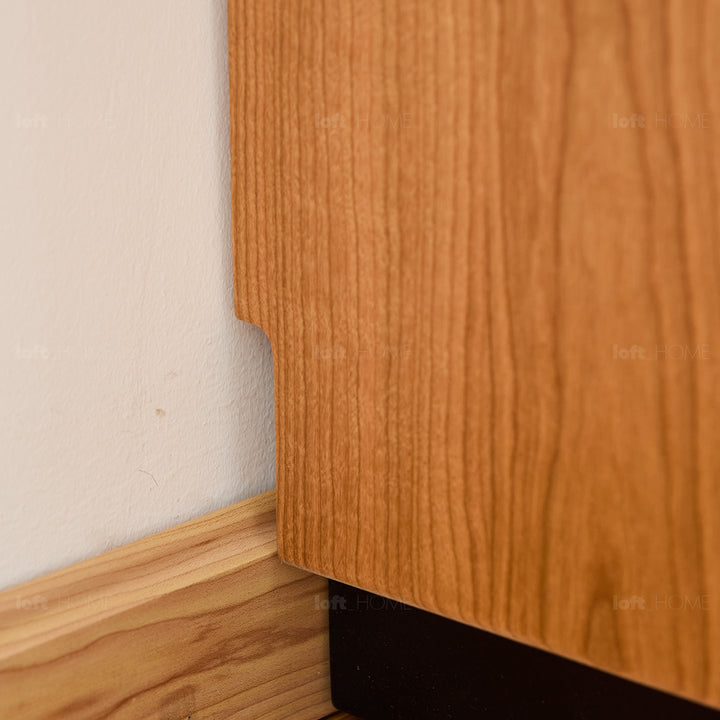 Scandinavian cherry wood chest of drawers timeless 5 detail 3.