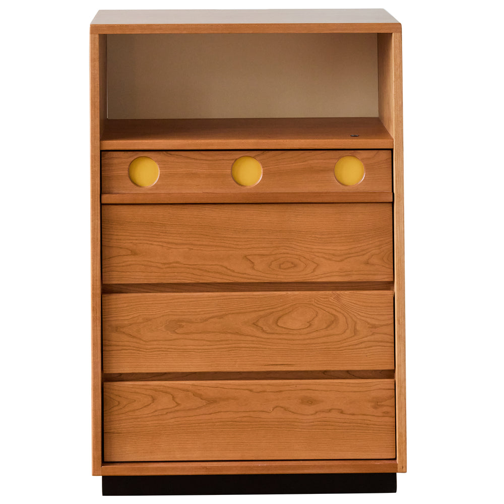 Scandinavian cherry wood chest of drawers timeless 5 primary product view.