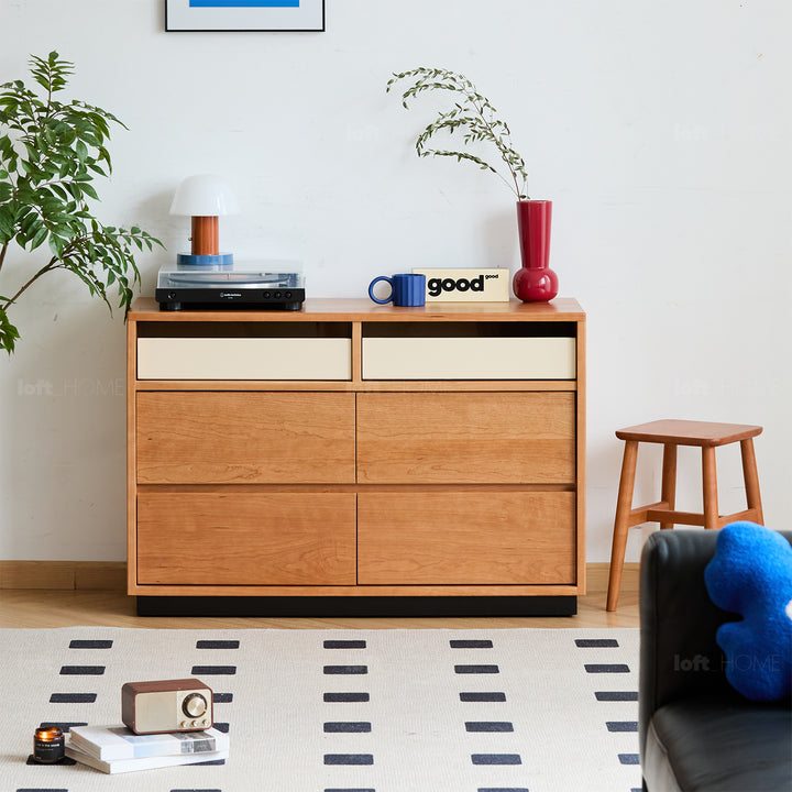 Scandinavian cherry wood chest of drawers timeless 6 situational feels.