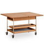 Scandinavian Cherry Wood Extendable Coffee Table TIMELESS