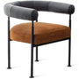 Bauhaus Faux Cashmere Leather Dining Chair NOST