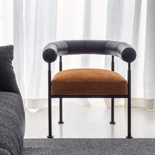 Bauhaus Faux Cashmere Leather Dining Chair NOST Good to Know Preview-1