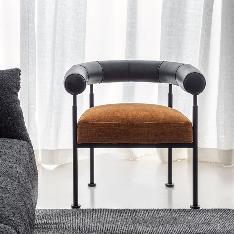 Bauhaus Faux Cashmere Leather Dining Chair NOST Good to Know Preview-1