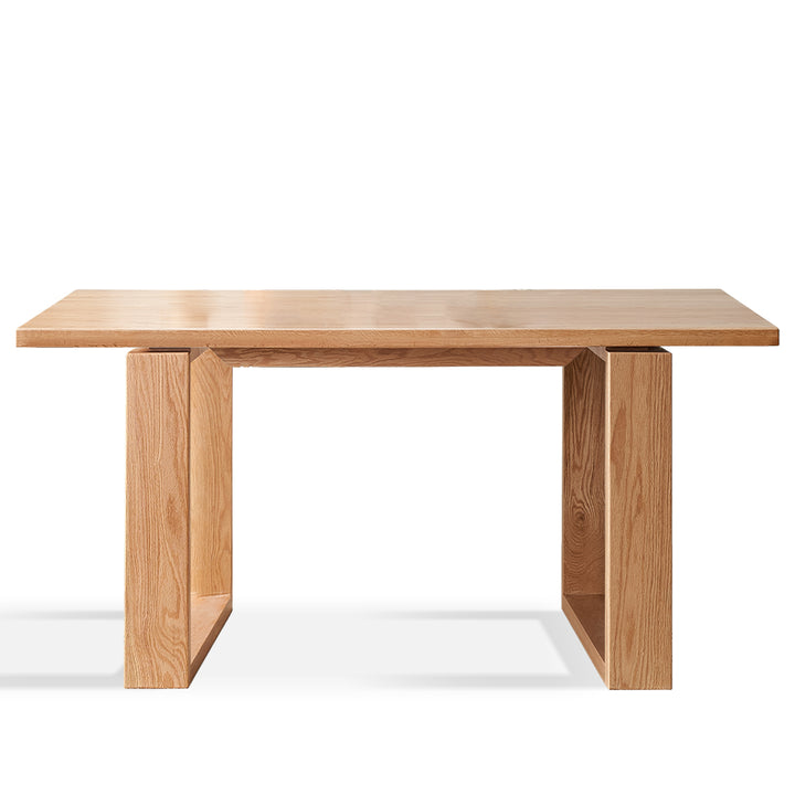 Scandinavian Oak Wood Dining Table KUMO Detail 13