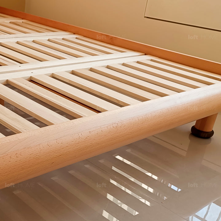 Scandinavian Wood Bed ELLER WAVE Detail 5