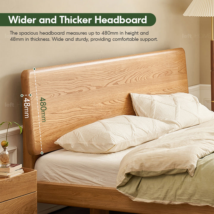 Scandinavian Wood Bed VITASLEEP In-context
