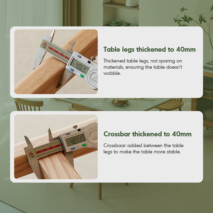 Scandinavian Wood Foldable Dining Table HEMU Situational