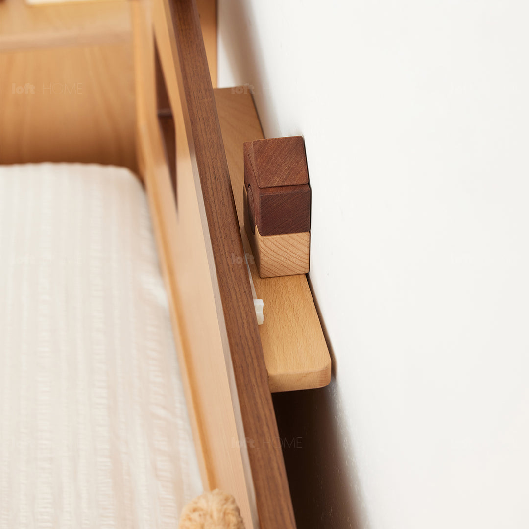 Scandinavian Wood Kids Bed HOUSE In-context