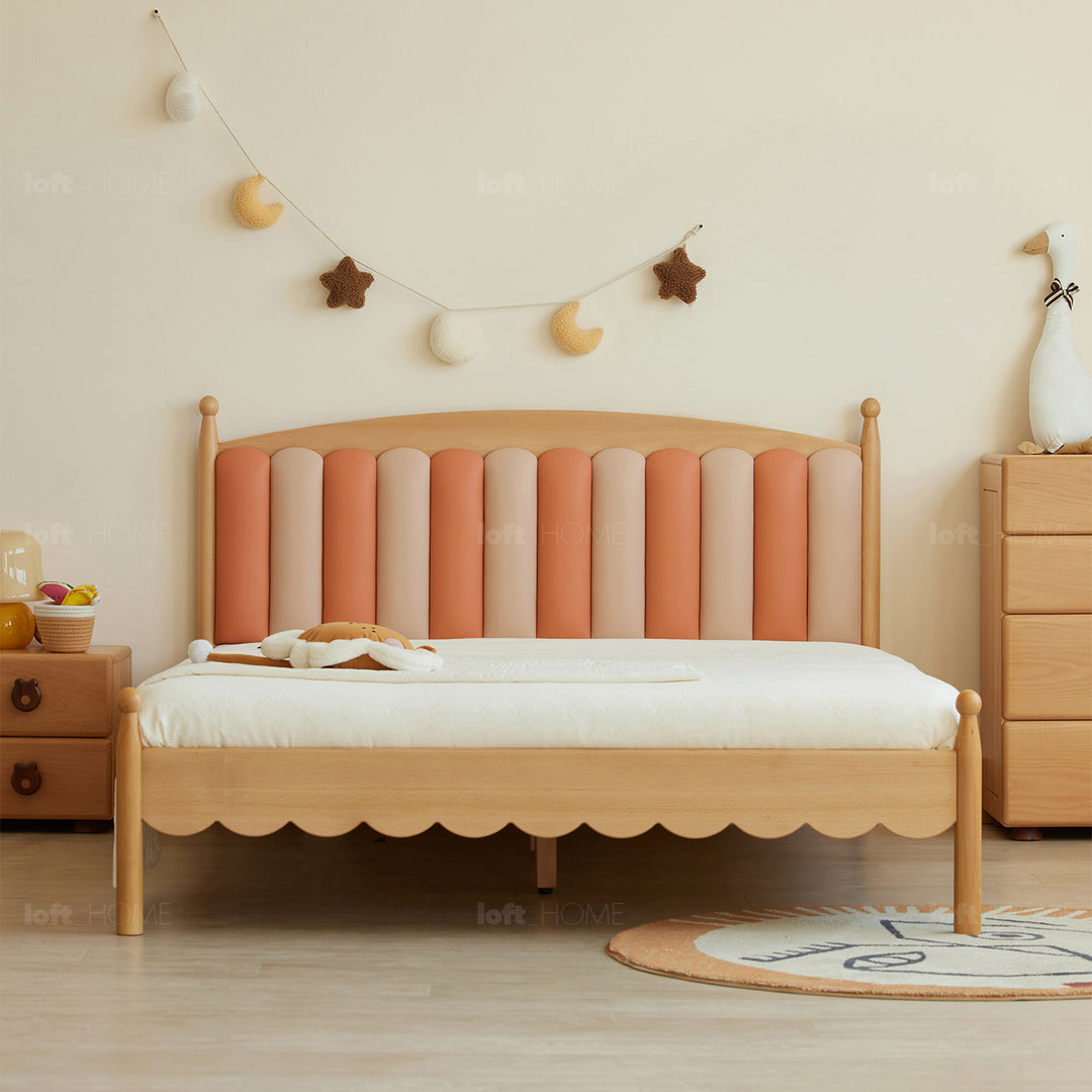 Scandinavian Wood Kids Bed MALLOW Color Variant