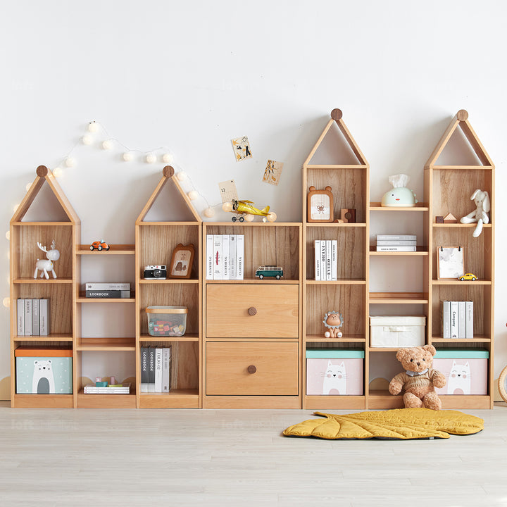 Scandinavian Wood Kids Shelf HOUSE Life Style