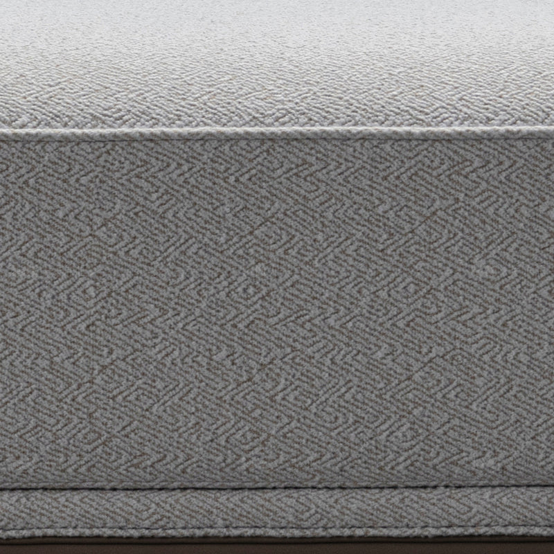 Minimalist Mixed Weave Fabric Modular Corner 2 Seater Sofa ELEGANZA Material Details Chart