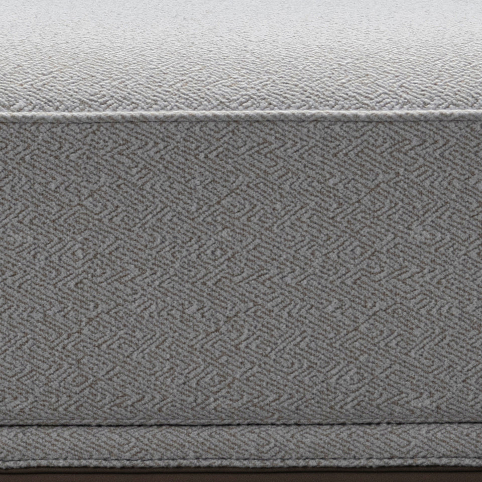 Minimalist Mixed Weave Fabric Modular Corner 2 Seater Sofa ELEGANZA Material Details Chart