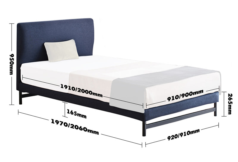 Minimalist Fabric Bed NOR Size Chart_2
