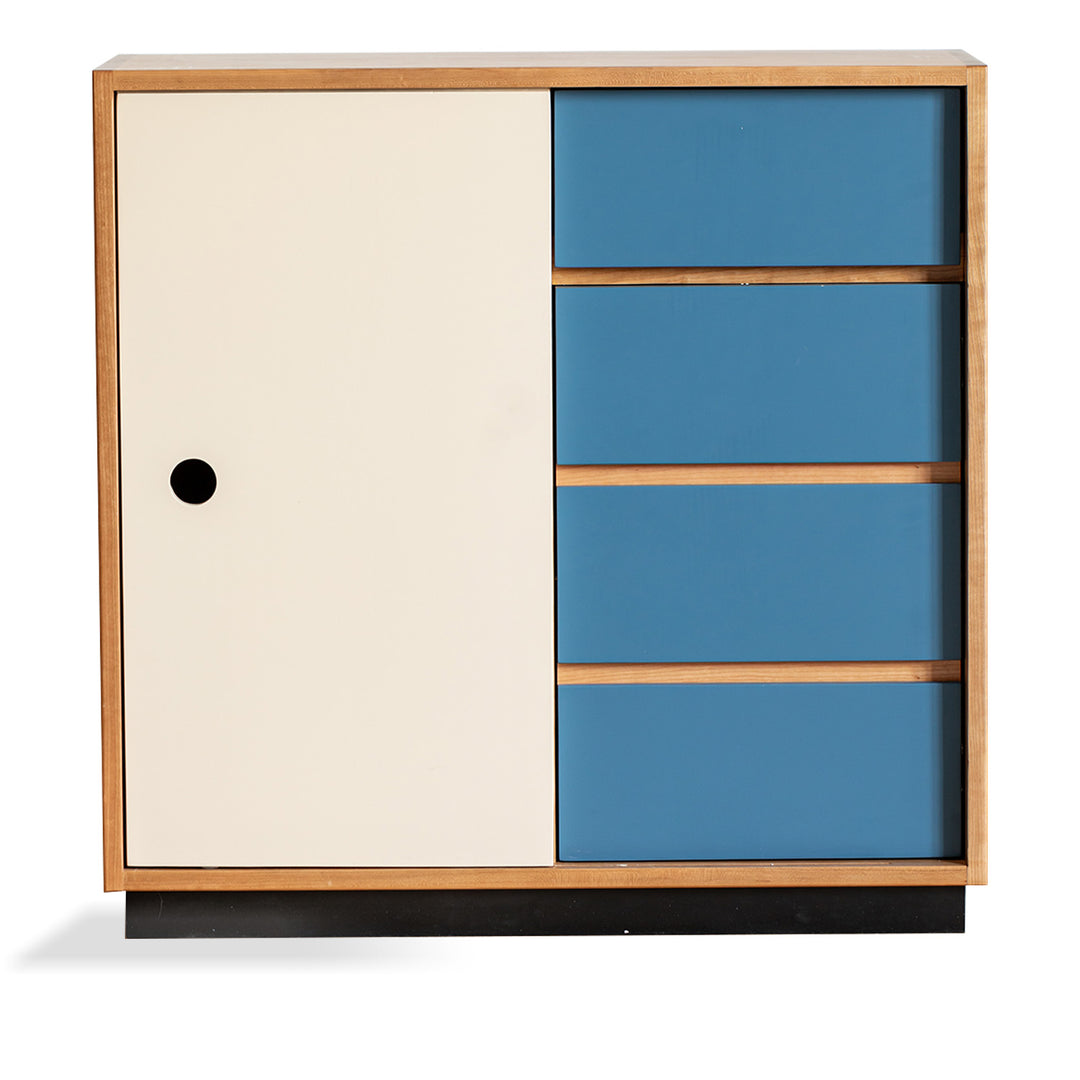 Scandinavian Cherry Wood Modular Cabinet TIME