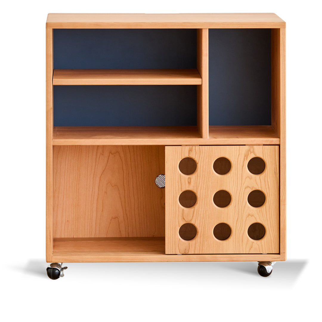 Scandinavian-cherry-wood-modular-cabinet-time environmental situation.