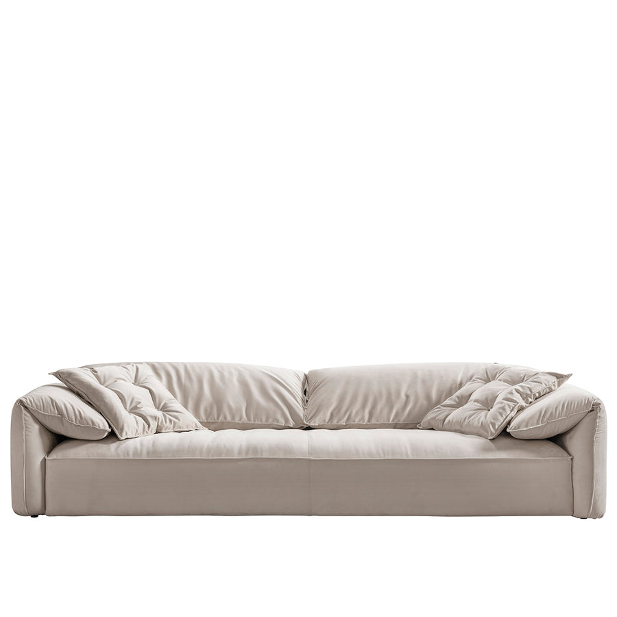 Contemporary suede fabric 4 seater sofa casablanca detail 3.